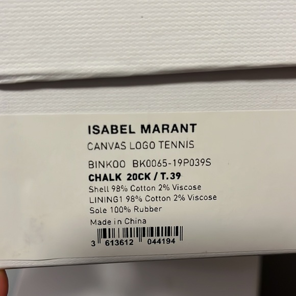 BNIB Isabel Marant “Binkoo” tennis sneaker - Picture 5 of 6